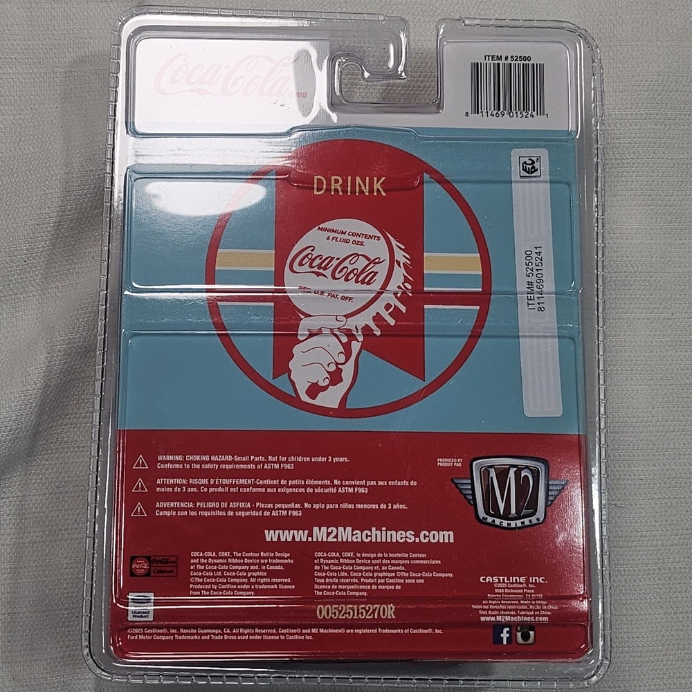 1969 Ford F-100 Ranger Truck‎ "Coca Cola" 1:64 Model M2 Machines 52500 NEW - Picture 5 of 14